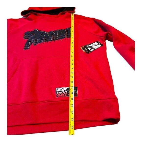 And1 Mens Red Basketball Hoodie XL New With Tags Sweatshirt Athletic Sport - Picture 7 of 8